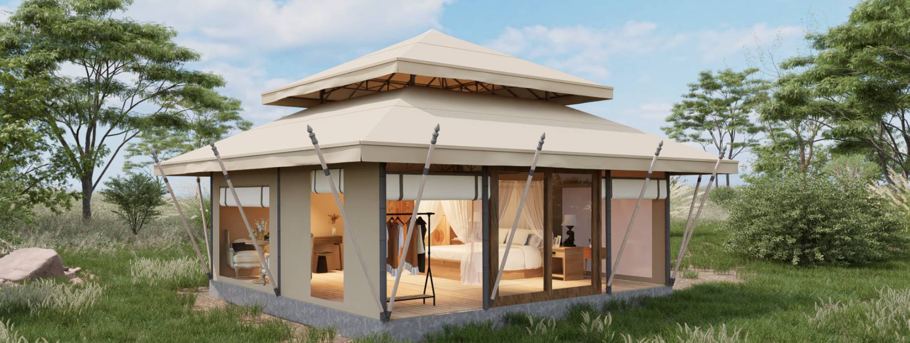 即墨市户外野奢帐篷