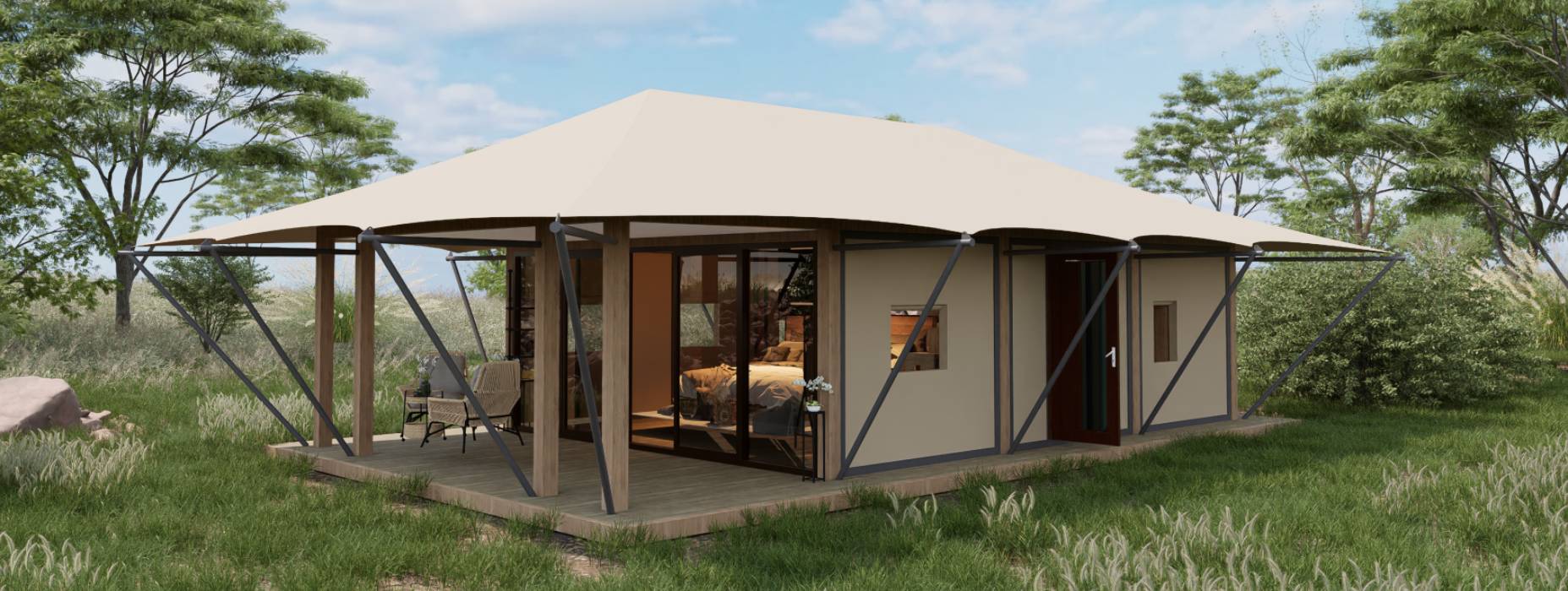 即墨市户外酒店帐篷厂家